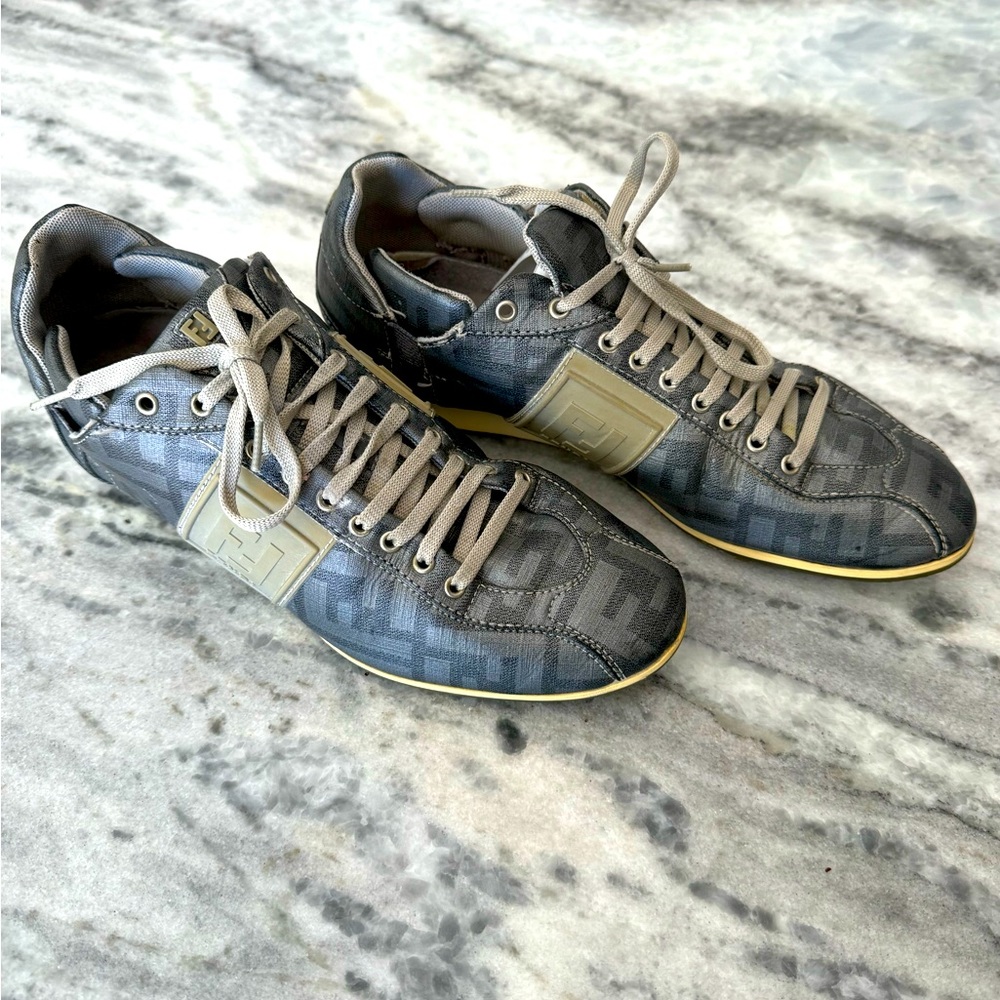 Fendi leather sneakers